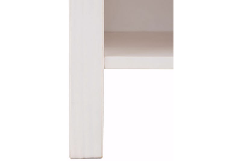 Barleduc Sengebord 43 cm - Hvid/Gul - Sengebord