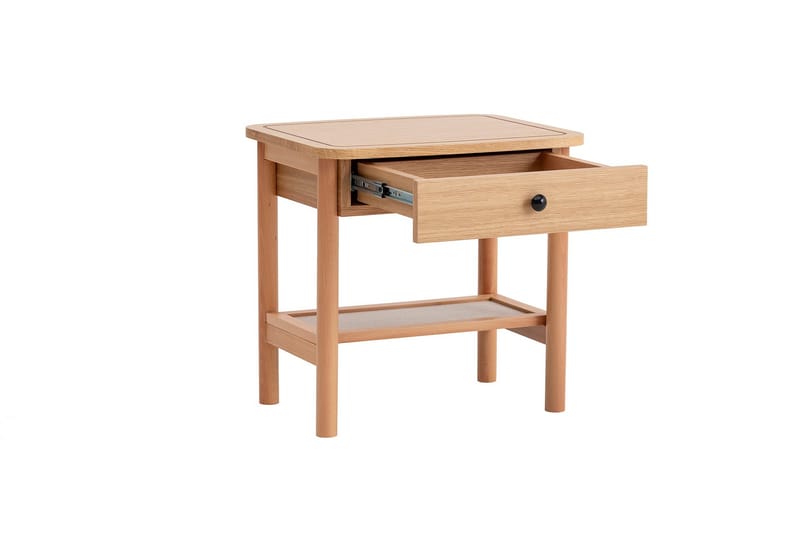 Bhika Sengebord 55 cm - Nature/Træ - Møbler - Borde - Aflastningsbord - Sengebord