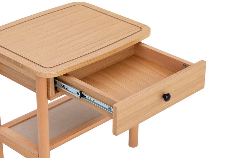 Bhika Sengebord 55 cm - Nature/Træ - Møbler - Borde - Aflastningsbord - Sengebord