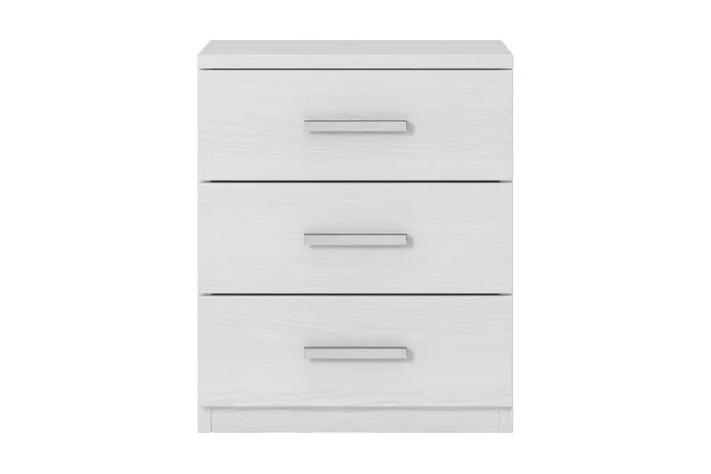 Bovera Sengebord 41x46 cm, Askegrå | hvid