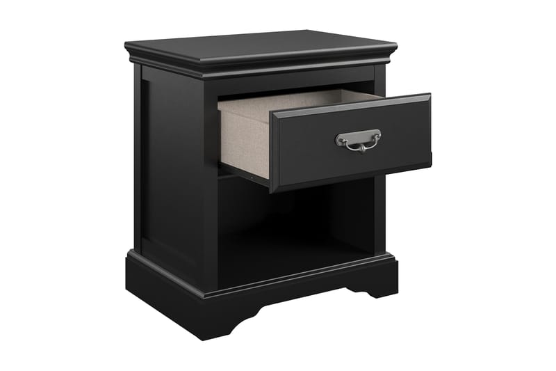 Bristol Sengebord 60x42 cm Sort - Dorel Home - Møbler - Borde - Aflastningsbord - Sengebord