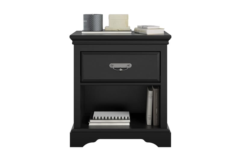 Bristol Sengebord 60x42 cm Sort - Dorel Home - Møbler - Borde - Aflastningsbord - Sengebord
