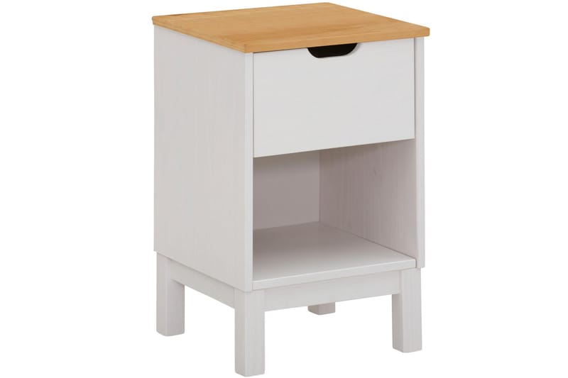 Crotone Sengebord 38 cm - Hvid - Møbler - Borde - Aflastningsbord - Sengebord