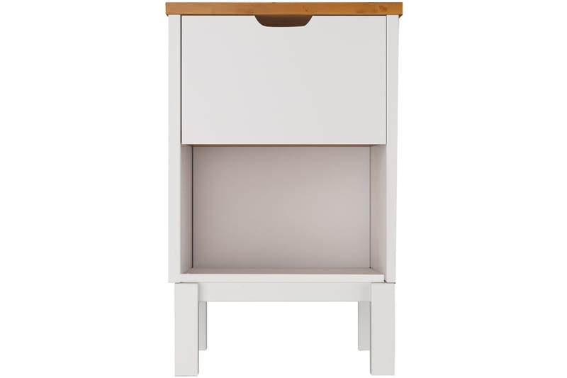 Crotone Sengebord 38 cm - Hvid - Sengebord