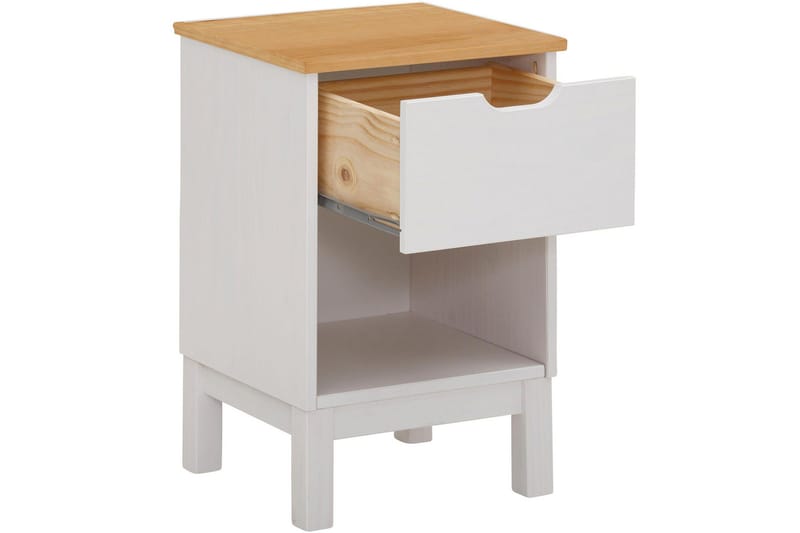 Crotone Sengebord 38 cm - Hvid - Møbler - Borde - Aflastningsbord - Sengebord