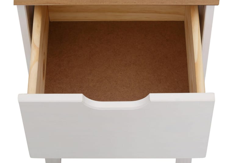 Crotone Sengebord 38 cm - Hvid - Møbler - Borde - Aflastningsbord - Sengebord