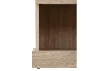 Dareia Sengebord 45 cm med Opbevaring Skuffe + Hylde - Brun - Møbler - Borde - Aflastningsbord - Sengebord