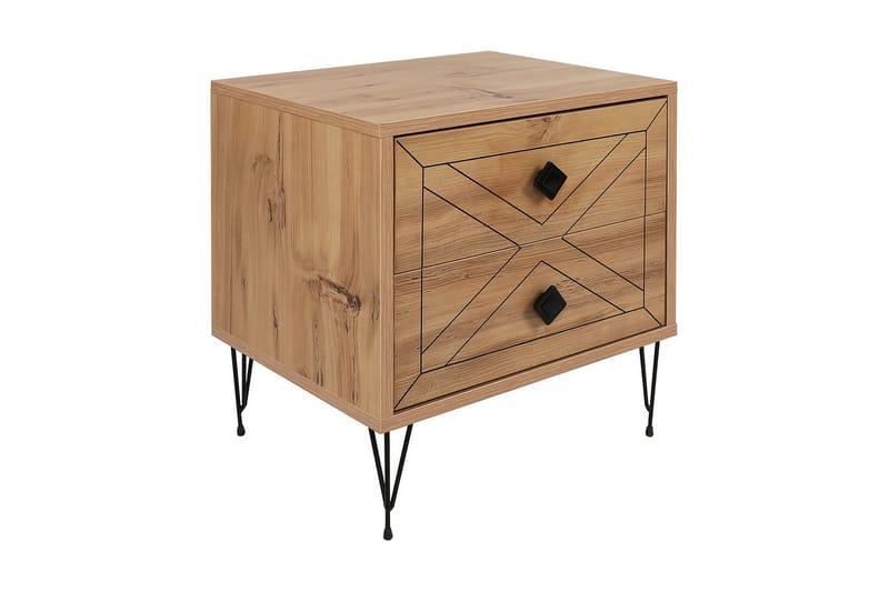 Dasina Sengebord 50 cm - Natur - Møbler - Borde - Aflastningsbord - Sengebord