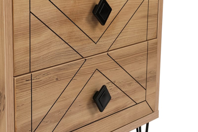 Dasina Sengebord 50 cm - Natur - Møbler - Borde - Aflastningsbord - Sengebord