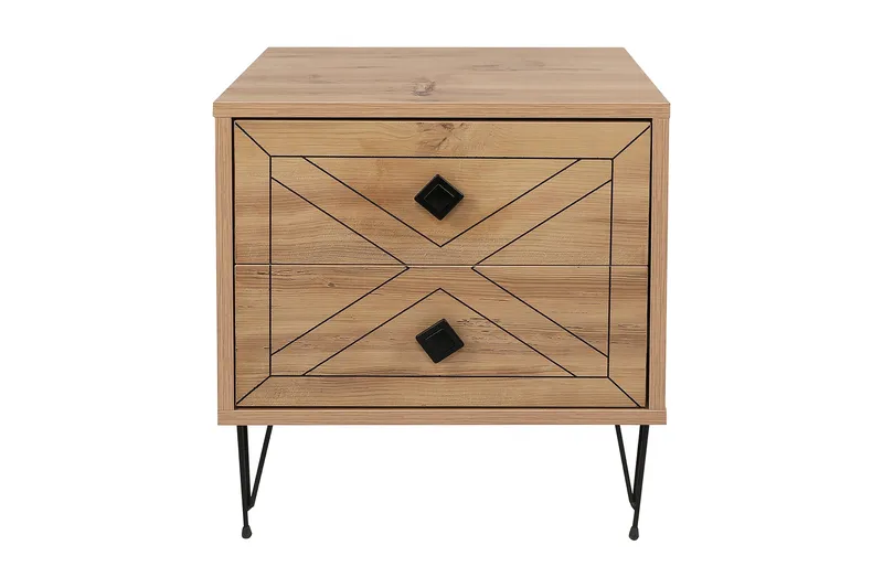 Dasina Sengebord 50 cm - Natur - Møbler - Borde - Aflastningsbord - Sengebord