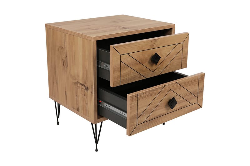 Dasina Sengebord 50 cm - Natur - Møbler - Borde - Aflastningsbord - Sengebord