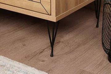 Dasina Sengebord 50 cm - Natur - Møbler - Borde - Aflastningsbord - Sengebord