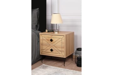 Dasina Sengebord 50 cm - Natur - Møbler - Borde - Aflastningsbord - Sengebord