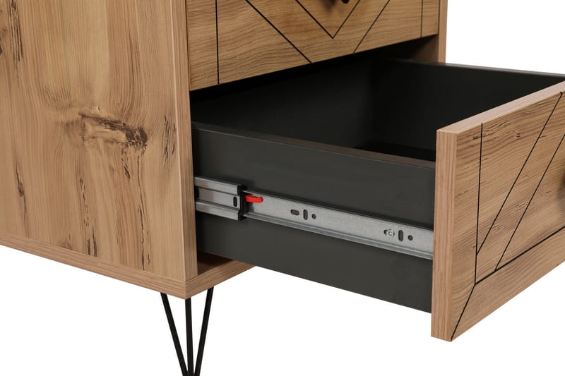 Dasina Sengebord 50 cm - Natur - Møbler - Borde - Aflastningsbord - Sengebord