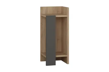 Decorta Sengebord 27 cm - Egefarvet/Mørkegrå - Møbler - Borde - Aflastningsbord - Sengebord