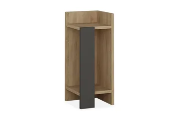 Decorta Sengebord 27 cm med Opbevaring Hylder + Låger Højre