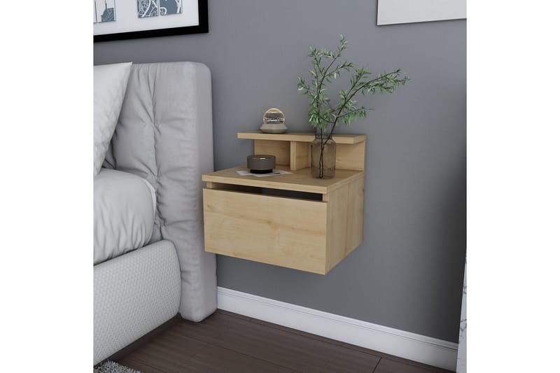 Desgrar Sengebord 39,8x35 cm - Brun - Møbler - Borde - Aflastningsbord - Sengebord