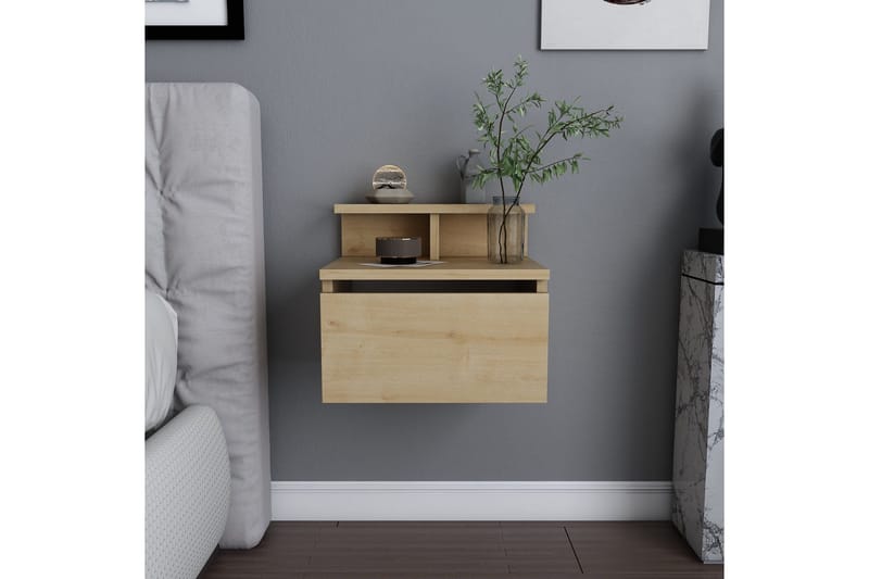 Desgrar Sengebord 39,8x35 cm - Brun - Møbler - Borde - Aflastningsbord - Sengebord