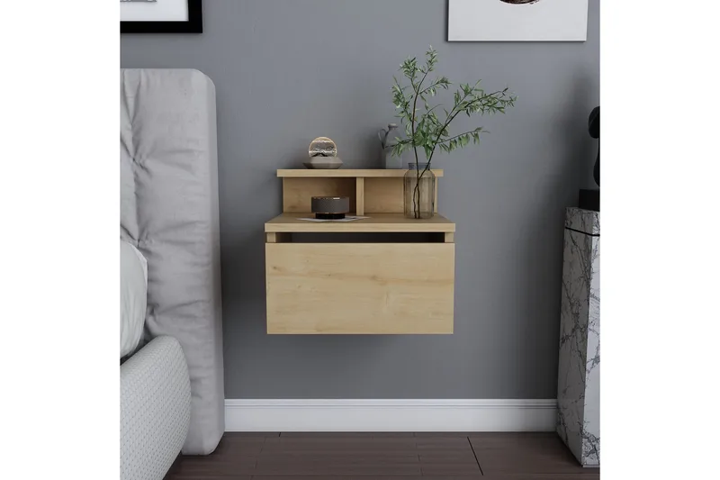 Desgrar Sengebord 39,8x35 cm - Brun - Møbler - Borde - Aflastningsbord - Sengebord