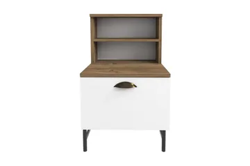 Desgrar Sengebord 45x22,5 cm - Brun - Møbler - Borde - Aflastningsbord - Sengebord