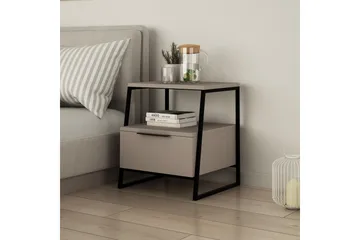 Desgrar Sengebord 45x50 cm - Brun - Møbler - Borde - Aflastningsbord - Sengebord