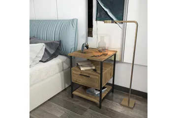 Desgrar Sengebord 45x61,8 cm - Sort - Møbler - Borde - Aflastningsbord - Sengebord