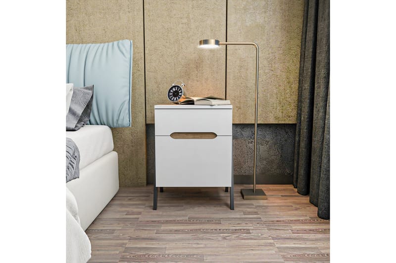 Desgrar Sengebord 45x63,5 cm - Brun - Møbler - Borde - Aflastningsbord - Sengebord