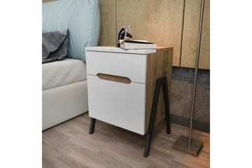 Desgrar Sengebord 45x63,5 cm - Brun - Møbler - Borde - Aflastningsbord - Sengebord