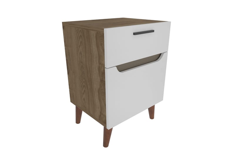 Desgrar Sengebord 45x63 cm - Hvid - Møbler - Borde - Aflastningsbord - Sengebord