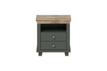 Doade Sengebord 62x200 cm - Grøn|Natur - Møbler - Borde - Aflastningsbord - Sengebord