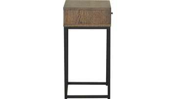 Sengebord Eiknor 60 cm - Brunlakeret eg - Møbler - Borde - Aflastningsbord - Sengebord