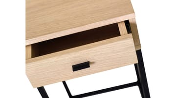 Sengebord Eiknor 60 cm - Hvidpigmenteret eg - Møbler - Borde - Aflastningsbord - Sengebord