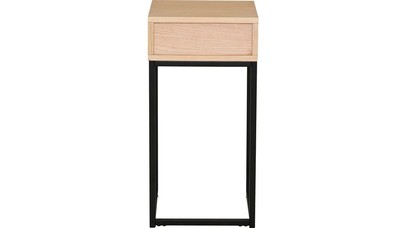 Sengebord Eiknor 60 cm - Hvidpigmenteret eg - Møbler - Borde - Aflastningsbord - Sengebord