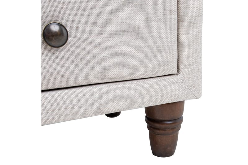 Emilia Sengebord Lys beige - Møbler - Borde - Aflastningsbord - Sengebord