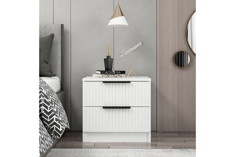 Fruitland Sengebord 54 cm, Hvid