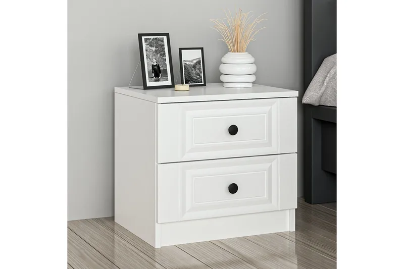 Fruitland Sengebord 54 cm, Hvid