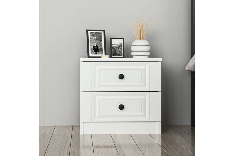 Fruitland Sengebord 54 cm - Hvid - Møbler - Borde - Aflastningsbord - Sengebord