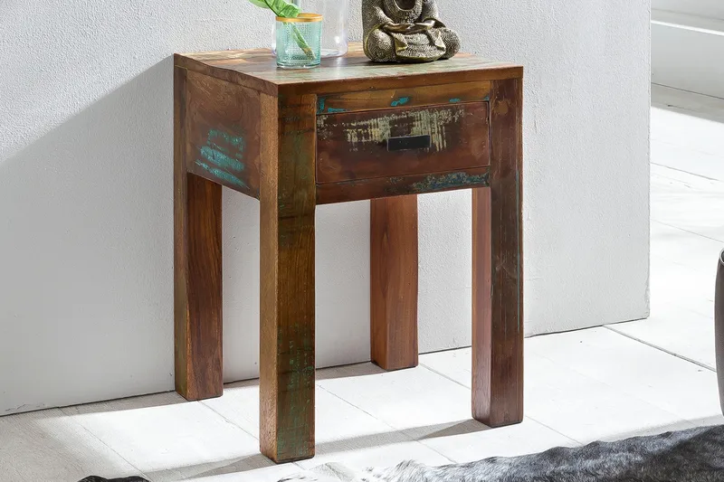 Haage sengebord 40 cm, Flerfarvet