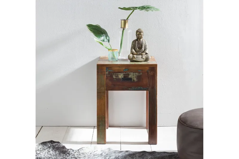 Haage sengebord 40 cm - Flerfarvet - Møbler - Borde - Aflastningsbord - Sengebord