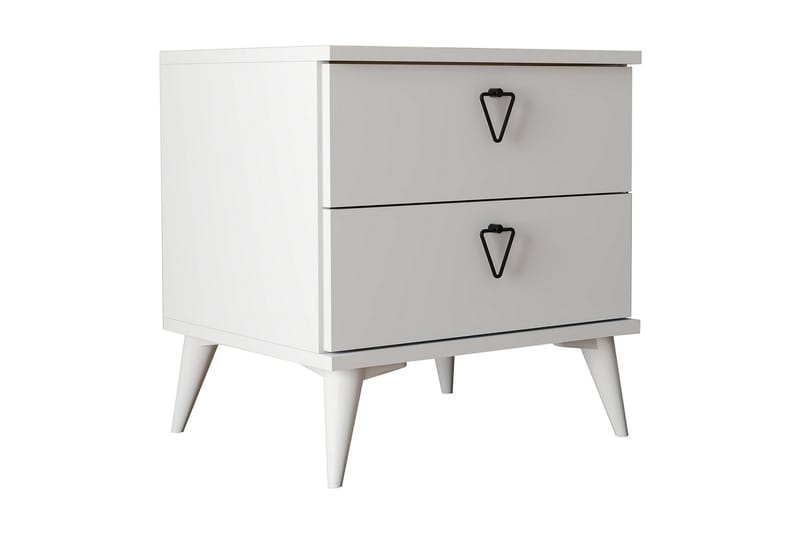 Heibert Sengebord 52 cm - Hvid - Møbler - Borde - Aflastningsbord - Sengebord