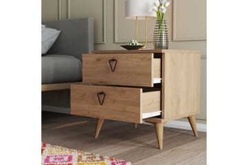 Heibert Sengebord 52 cm - Natur - Møbler - Borde - Aflastningsbord - Sengebord