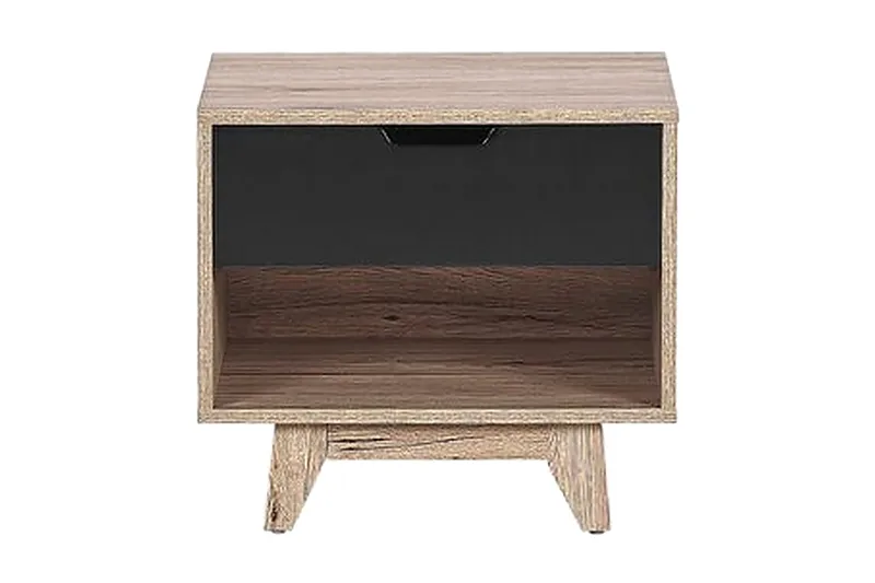 Hultz Sofabord 50 cm, Sort/Lyst Træ