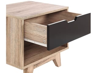 Hultz Sofabord 50 cm - Sort/Lyst Træ - Møbler - Borde - Aflastningsbord - Sengebord