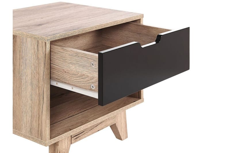 Hultz Sofabord 50 cm - Sort/Lyst Træ - Møbler - Borde - Aflastningsbord - Sengebord