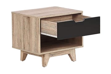 Hultz Sofabord 50 cm - Sort/Lyst Træ - Møbler - Borde - Aflastningsbord - Sengebord