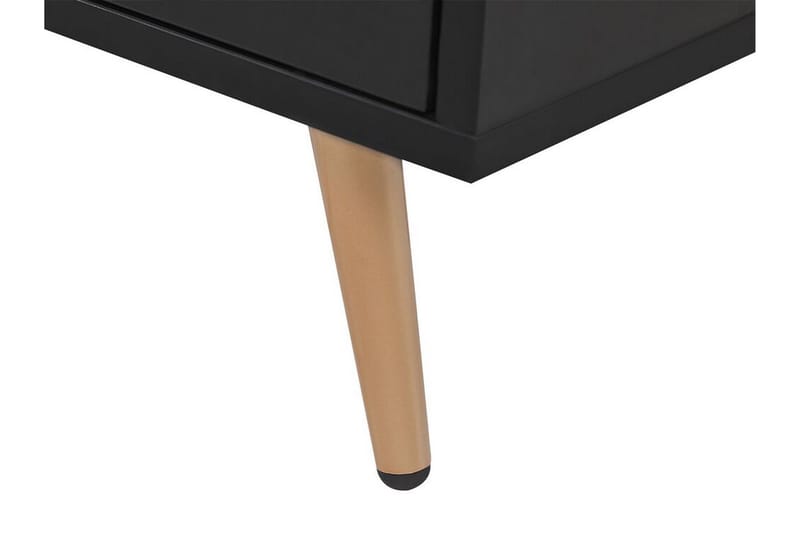 Indio Sengebord 50 cm - Sort/Guld - Møbler - Borde - Aflastningsbord - Sengebord
