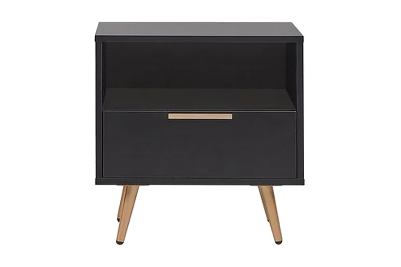 Indio Sengebord 50 cm, Sort/Guld