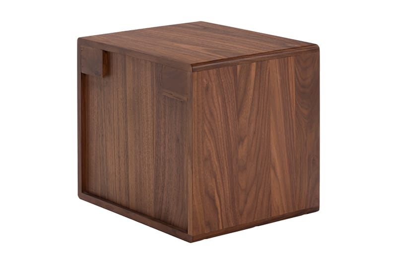 Jerup Sengebord 32x40 cm Venstre Massiv Valnød - Brun - Møbler - Borde - Aflastningsbord - Sengebord