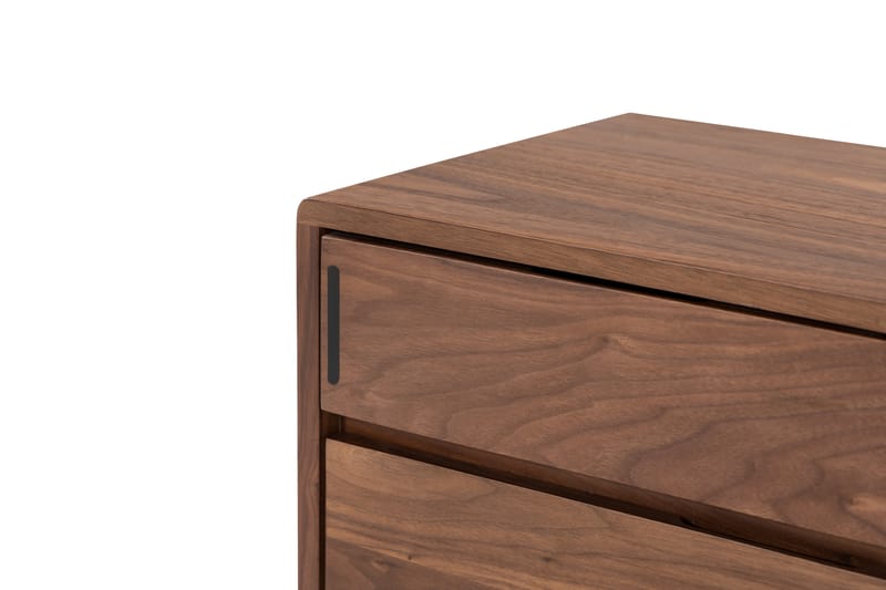 Jerup Sengebord 32x40 cm Venstre Massiv Valnød - Brun - Møbler - Borde - Aflastningsbord - Sengebord