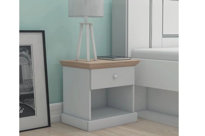 Jundapah Natbord 45x35 cm, Grå/Brun